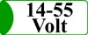 A graphic displaying voltage information for a product. Produktbild-Vorschau