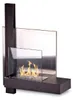 Vienna - Ethanol Wandkamin 65x23xH75 cm, schwarz Produktbild-Vorschau 1