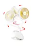 Der Unold TISCHVENTILATOR BREEZY CLIP ist ein weißer Doppelkopf-Clip-Ventilator mit flexiblen Armen, Podgląd zdjęcia produktu