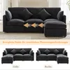 Merax Ecksofa, L-Form Sofa mit Schlaffunktion, 3-4 Sitzer Produktbild-Vorschau 9