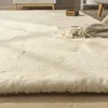 Hochflor Teppich Wohnzimmer Shaggy Kaninchenfell Imitat Produktbild-Vorschau 2