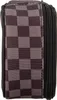 A close-up side view of a checkered pencil case. Produktbild-Vorschau