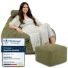 Dreamroots sedací vak 90x90x100 cm sedací vak s opěradlem a Náhled obrázku produktu 1