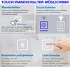 Badspigel mit Steckdose 120×70cm Bluetooth LED Produktbild-Vorschau 8