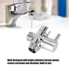 A faucet with water running and a close-up of a water diverter valve. Podgląd zdjęcia produktu