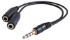 Audio redukcja, Jack (3.5mm) M 4-polowy - 2x Jack (3.5mm) Produktbild-Vorschau 1