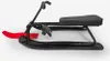 A black and red snow sled with handlebars and a seat, shown from the side against a white background. Produktbild-Vorschau