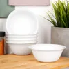 Weiße Glasschalen, 300 ml, 6er-Set Produktbild-Vorschau 2