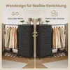 SONGMICS 3-in-1 Garderobenständer mit 5 Schubladen und Produktbild-Vorschau 7