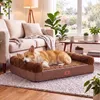 GTPLAYER Hondenbed – 75x50x15 cm, met eierschalenfoam voor Productafbeelding-voorbeeld 2