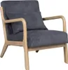 byLIVING Sessel NOHR / Grob-Cord grau / Gestell und Produktbild-Vorschau 1