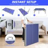Tischtennisplatte klappbar, Netz & Schläger im Set, blau, 6 Produktbild-Vorschau 5