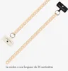 Selencia Kort Polskoord - Ketting - Beige Voir les images du produit 5