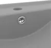 vidaXL Luxus-Waschbecken mit Hahnloch Matt-Hellgrau 60x46 Produktbild-Vorschau 5