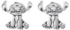 Peers Hardy Peers Hardy - Srebrne Kolczyki Disney Stitch - Produktbild-Vorschau 2
