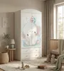 Armadio per bambini bianco, 2 ante e 2 cassetti, 88x187 cm. Anteprima dell’immagine prodotto 4
