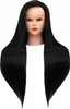 Główka treningowa Iza 60 cm black, włos termiczny+ uchwyt, Podgląd zdjęcia produktu 1