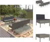 vidaXL 8-tlg. Garten-Lounge-Set mit Auflagen Poly Rattan Produktbild-Vorschau 1