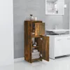 vidaXL Szafka łazienkowa dąb wędzony 30x30x95 cm materiał Podgląd zdjęcia produktu 10