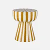 A striped stool on a white background. Produktbild-Vorschau