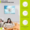 ARTland Leinwandbild Taube mit ausgebreiteten Flügeln Produktbild-Vorschau 3