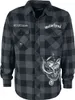 Brandit Motörhead Check Shirt Long Sleeve black-grey, XXL Produktbild-Vorschau 8