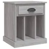The Living Store Nachttisch Grau Sonoma 43x36x50 cm Produktbild-Vorschau 2