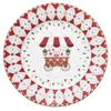 4x Talerz na ciasto Christmas Wonderland różne dekoracje Podgląd zdjęcia produktu 3