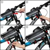 MONZANA® Sacoche de cadre vélo imperméable bandes Voir les images du produit 3