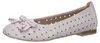 Caprice Ballerina in weiss/weiss kombi, Gr. 41 Produktbild-Vorschau 1