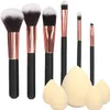 COM-FOUR® 11-teiliges Kosmetikset - Kosmetik-Pinsel und Produktbild-Vorschau 1