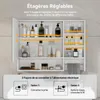 Puluomis armoire de toilette salle de bain 80cm avec 3 Voir les images du produit 6