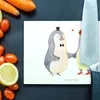 Mr. & Mrs. Panda Medium Glas Schneidbrett Pinguin Heirat - Produktbild-Vorschau 5