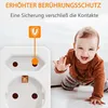 ORSEM Mehrfachsteckdose Schutzkontakt Steckdosenadapter Produktbild-Vorschau 3