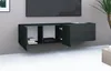 Kommode, Hängeschrank "Sophia" 152cm 2SK, schwarz-matt Produktbild-Vorschau 4