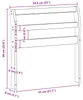 vidaXL Armlehne 2 stk. Natur 58,5 x 8 x 60 cm Massivholz Produktbild-Vorschau 8