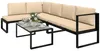 Outsunny tuinset met 2 tweezitsbanken, een fauteuil zonder Productafbeelding-voorbeeld 1