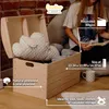 Creative Deco Caja grande de madera para juguetes, 56,5 x Vista previa de la imagen del producto 4