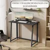 FORTENA Klappbarer Schreibtisch, Schwarz mit schwarzen Produktbild-Vorschau 16