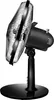 A black oscillating desk fan is shown in profile against a white background. Produktbild-Vorschau