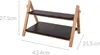 Kesper Etagere 2stöckig Platten Schiefer 45x6x31cm, Produktbild-Vorschau 3