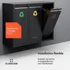 Klarstein Ordnungshüter 3 Poubelle - Tri sélectif 45 L avec Voir les images du produit 4