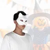 5 ks bílé masky pro dospělé prázdné DIY kreslení masky Náhled obrázku produktu 4