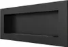 A black bioethanol fireplace insert with a rectangular opening. Náhled obrázku produktu