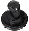 Skoda Fabia II 07-12 Pomello del cambio nero + guarnizione Anteprima dell’immagine prodotto 1