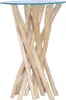 vidaXL Konferenční stolek se skleněnou deskou 35x35x50 cm Náhled obrázku produktu 7