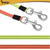 Automatische dubbele riem voor twee honden met LED-lamp - 2 Productafbeelding-voorbeeld 4