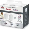 A product box for Tefal anti-calc cartridges, showing the cartridges, a woman ironing, and images of compatible irons. Produktbild-Vorschau