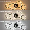 Moderne LED plafondlamp 4-ring, trappenloos dimbaar, Podgląd zdjęcia produktu 3
