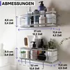 KINCMAX 2x Duschablage ohne Bohren - Edelstahl Badezimmer Produktbild-Vorschau 7